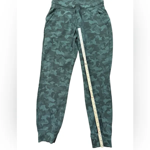 Lululemon Ready to Rulu Jogger 29" Heritage Camo Dark Olive Green‎ Twill sz 4 - Image 10