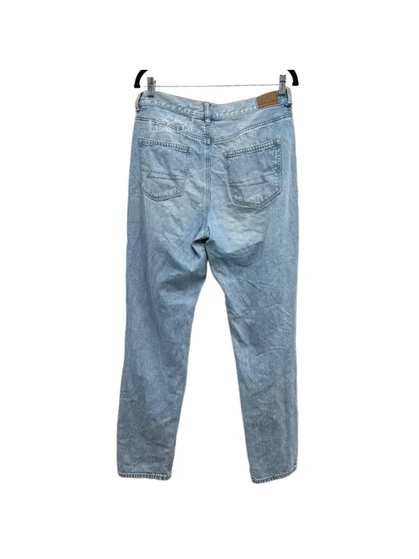 American Eagle Ripped Distressed Knee Holes Mom Jeans 8 - Image 4