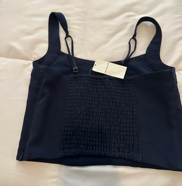 A&F Stretch Cotton Squareneck Top - Image 3