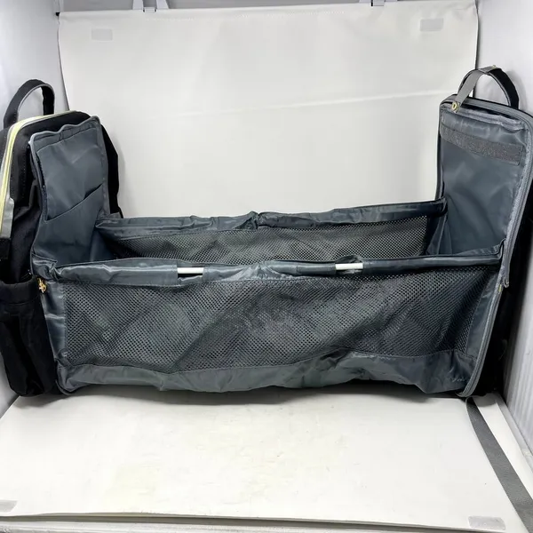 Hot Best Backpack Diaper bag Convertible Changing Pad Black Grey - Image 3