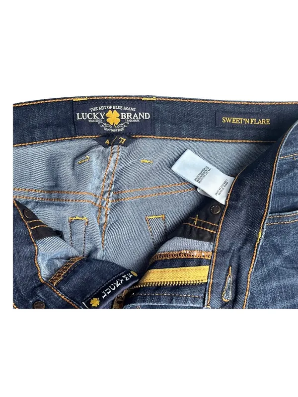 Lucky Brand Sweet'N Flare Jeans Women's 4/27 Medium Wash Stretch Bootcut Flare - Image 7