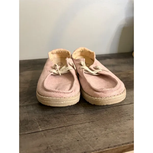 Hey Dude Wendy Pumice Mica Pink Slip On Loafers Womens 6 Casual Shoes - Image 7