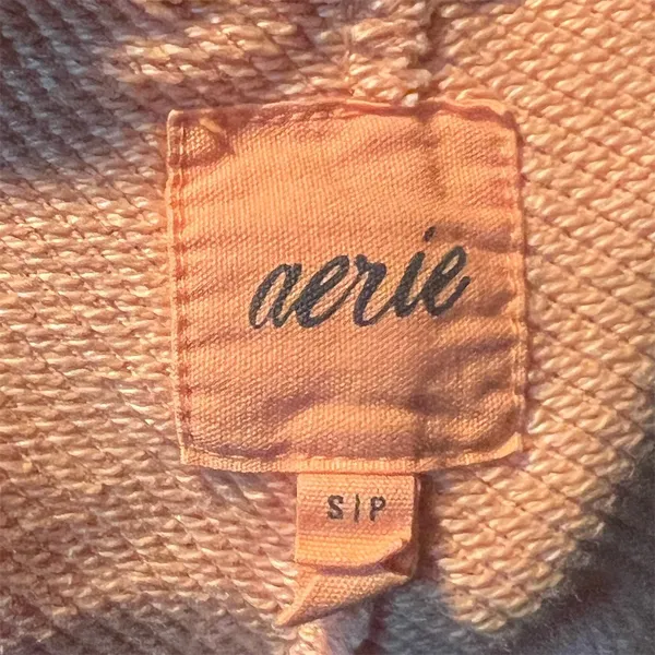 Aerie Sweat Shorts Womens Size S/P Orange Lounge Casual Elastic Waist - Image 5