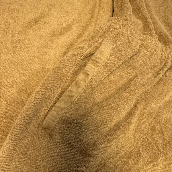OFFLINE By Aerie Summer Lights Terry Cloth Jumpsuit Wide Leg M Tan Cotton Blend - Image 2