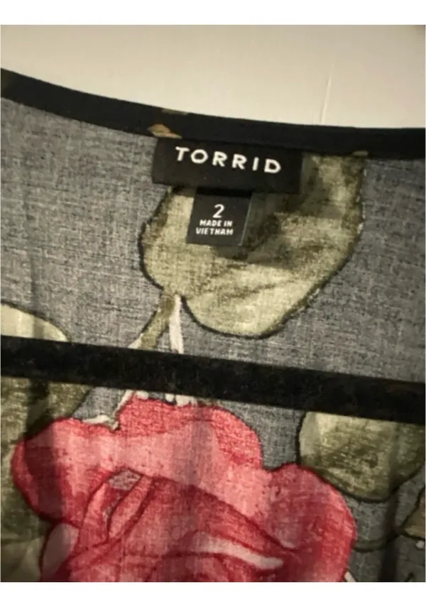 Torrid Black Floral Maxi Dress - Image 7