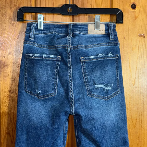 BKE Dark Blue Ankle Jeans Billie slim fit high rise jeans size 24 ankle skinny - Image 7