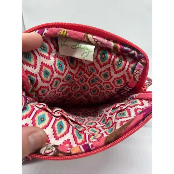 Vera Bradley pink floral and paidlsely hipster crossbody bag - Image 5