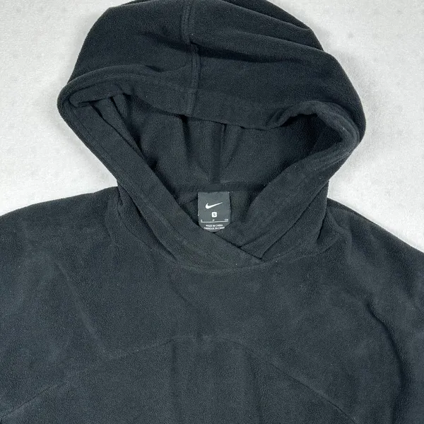 Nike Women’s Fleece Pullover Hoodie Size S Black Long Sleeve - Image 2