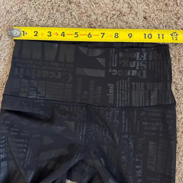 Lululemon Black Activewear Leggings size 4 - Image 8