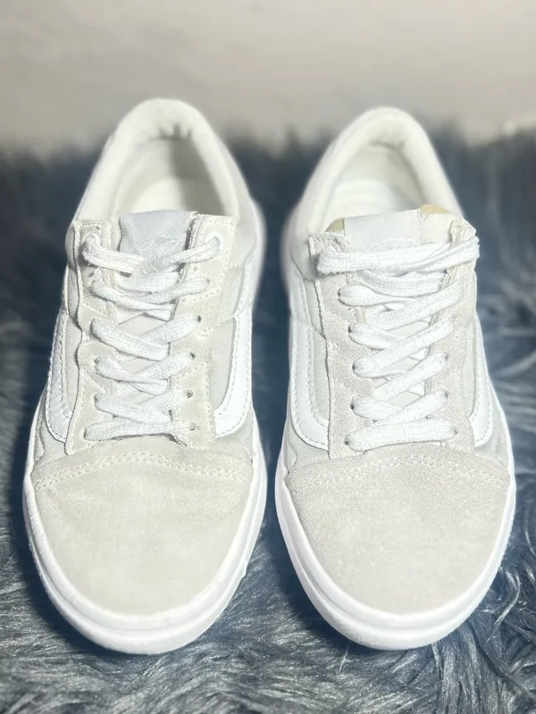 Vans Old Skool Overt CC 'Light Grey White' Women’s White Platform Old Skool Sz6 - Image 5