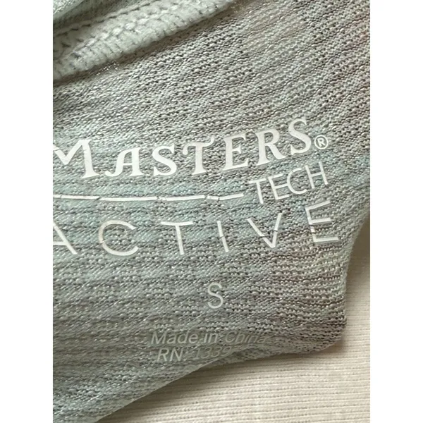 Masters Tech Active Women's T-shirt Sz Small Athleisure‎ Green Fitted Golf - Image 5