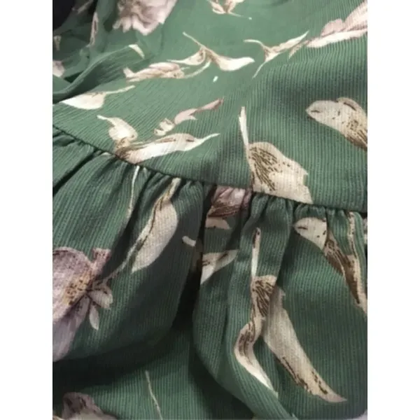 ✨HP✨Flower Print Lantern Sleeve Drop Waist Dress✨ - Image 7
