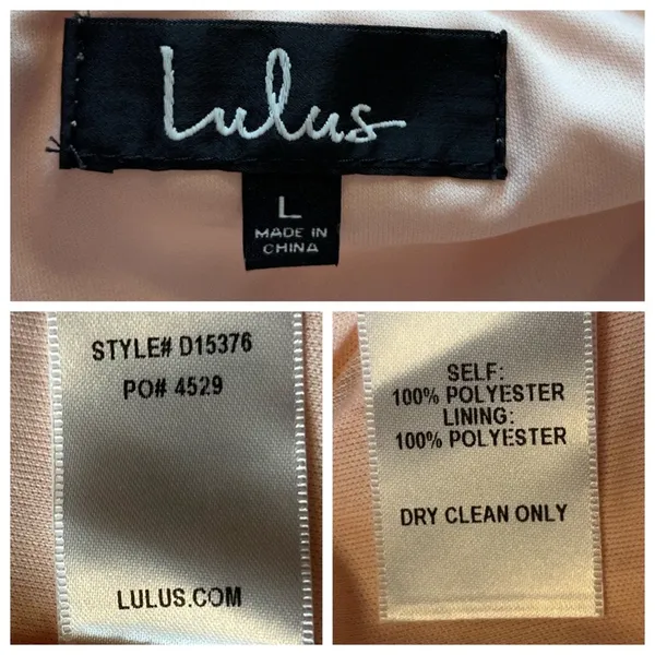 Lulus Peach Pink Halter Maxi Dress Women’s Size Large Chiffon Bridesmaid Formal - Image 11