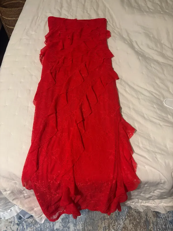 Wild Fable Target red strapless dress - Image 2