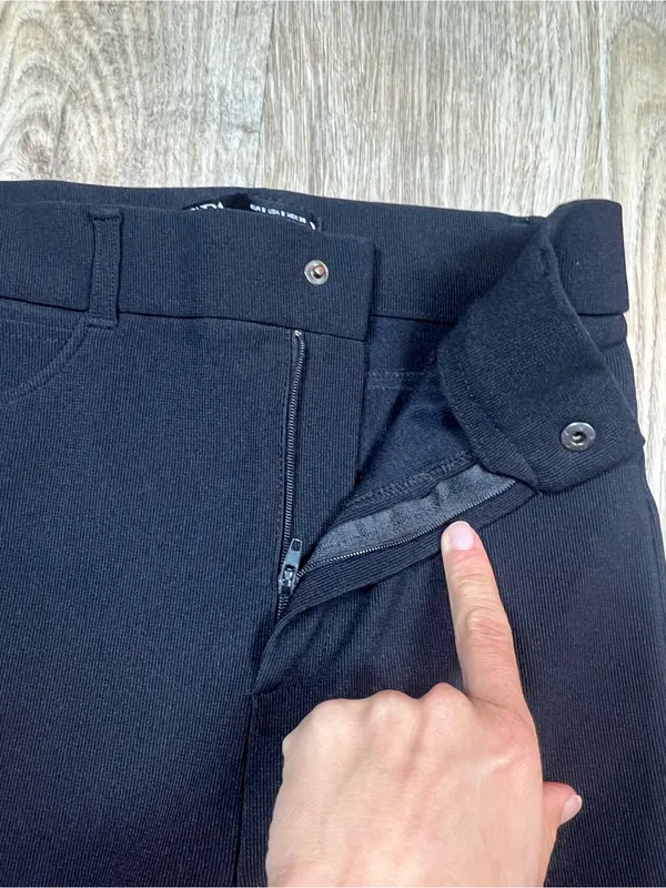 Zara Black Boot-Cut Flare Pants - Image 6