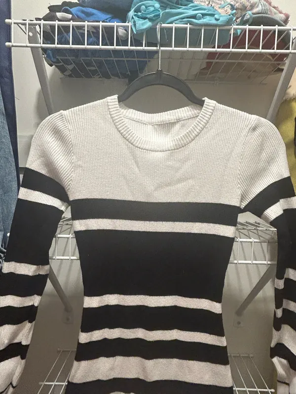 SheIn striped sweater dress - Image 2