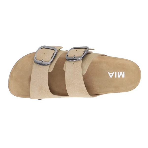 MIA Qianna‎ Double-Buckle Platform Sandals Slides B14A - Image 7