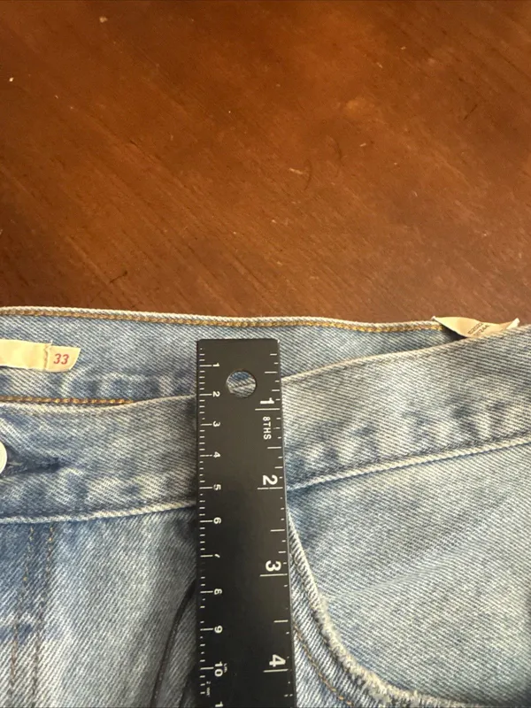 Levi's Mini Jeans Skirt Size 33 - Image 4