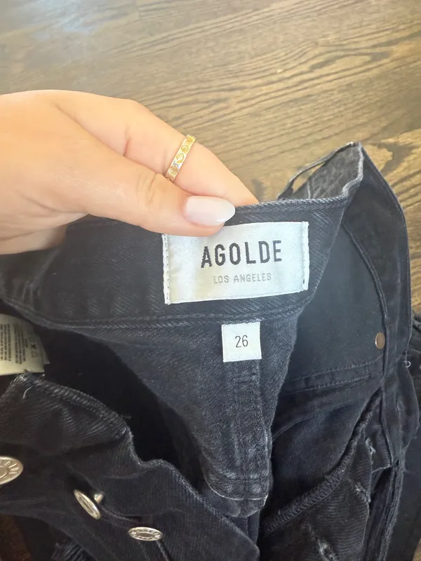 AGOLDE Shorts Denim Distressed - Image 3