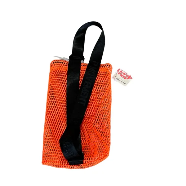 NWT FP Movement X Free People Mini Mesh Sling Bag Orange - Image 5