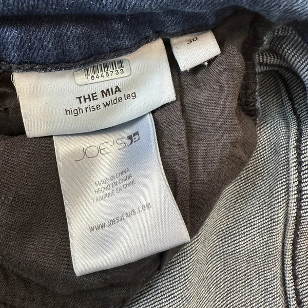 Joe's Jeans Wide Leg Jeans Size 30 Dark Wash Long Cotton Business Casual $200 - Image 13