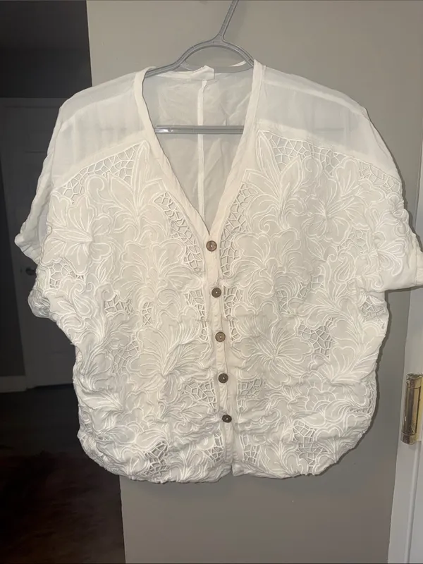 BY TOGETHER | Embroidered Boho Western Top S boho Nashville Texas rodeo - Image 3