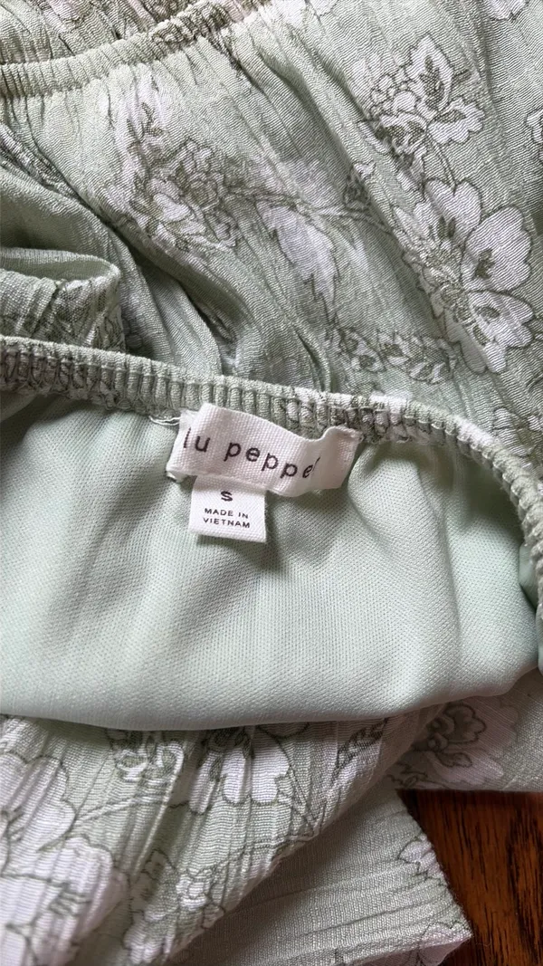Blu Pepper green dress - Image 4