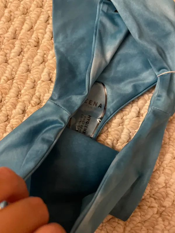 Neena Swim Blue Tie Dye Bikini Set - Image 3