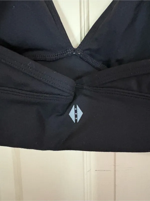 TAVI NOIR Low-Impact Black Studio Sports Bra Woman's Size XL Activewear Yoga - Image 6