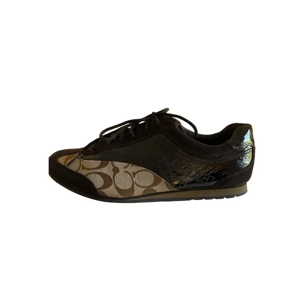 COACH Shoes Womens Size 10 Kodie Brown Signature C Logo Low Top Sneaker Comfort - Image 4