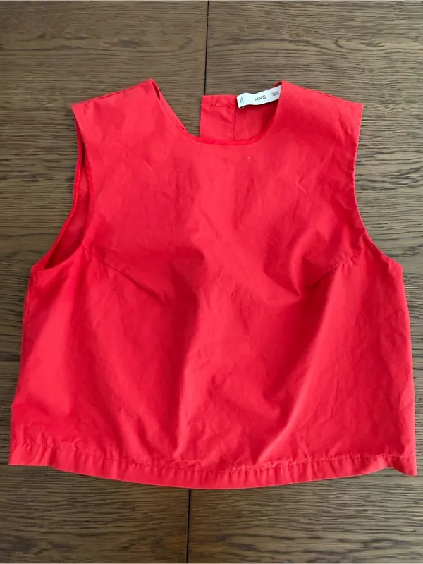 Mango Red Poplin Matching Set - Image 4