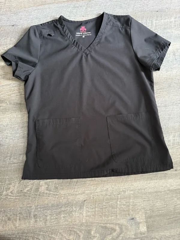 Natural Uniforms Scrubs Set Black Size M - Image 2