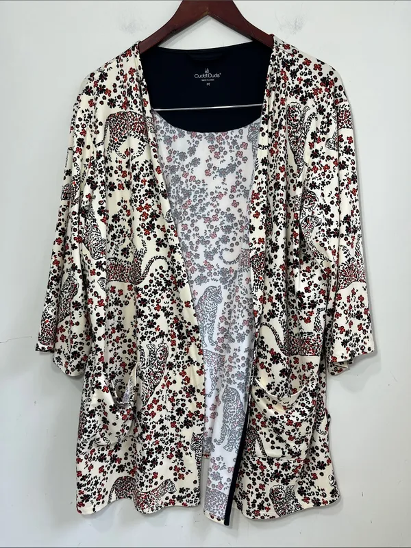 Cuddl Duds Women's 2 Piece Pajama Set Size Medium - Image 3