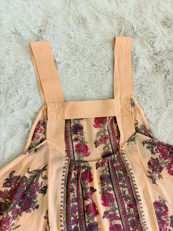 Free People Paradise Song Mini Dress Boho Floral Swing Dress Tunic Size XS - Image 10