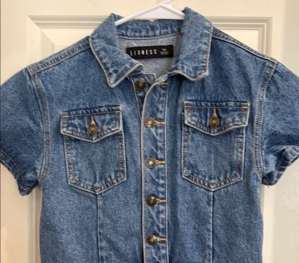 Lioness Denim Romper - Image 4