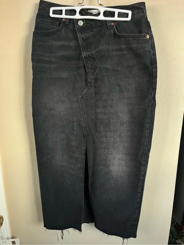 Reformation Nila Long Denim Skirt - Image 3
