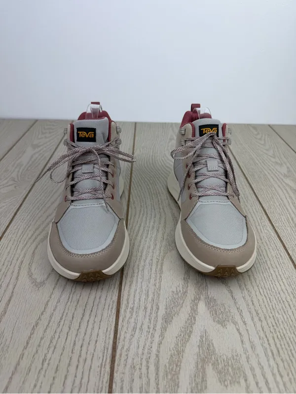 Teva Women's Ellwood Lace-Up High-Top Booties 8M Ellwood Mid Light Neutral $120 - Image 2