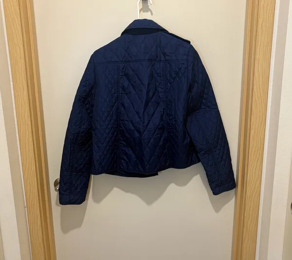 Blue Burberry coat  - Image 4