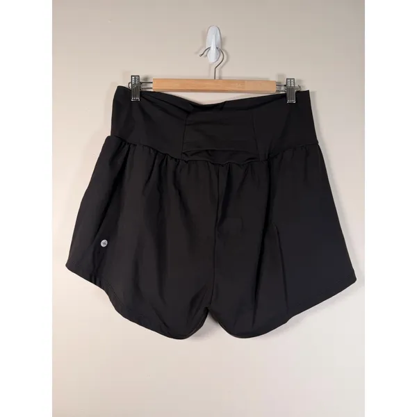 Halara Black High Waisted Active Shorts with Liner XL Running Tennis Gym Sporty - Image 3