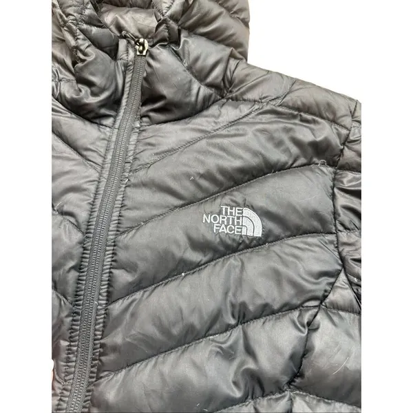 THE NORTH FACE Trevail Women'S Black 800 Down Puffer Jacket Quilted Small - Image 4