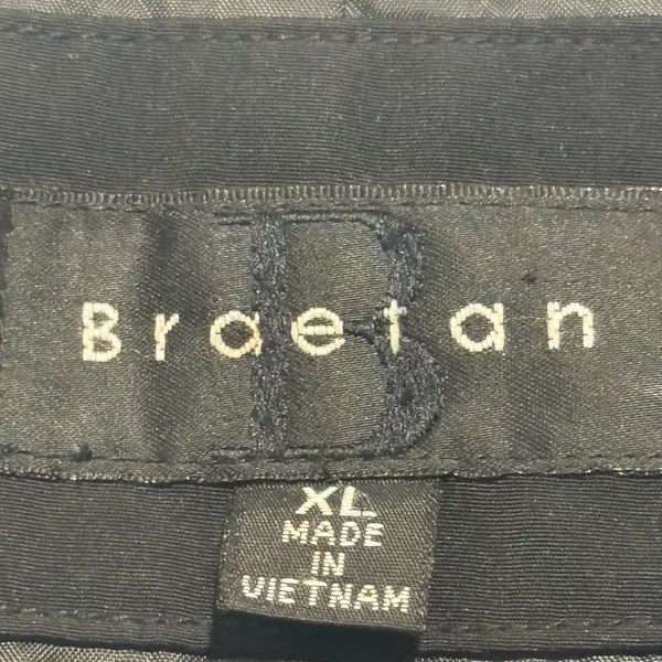 Braetan Black Single Breasted Knee Length Car Coat Women’s XL - Image 4