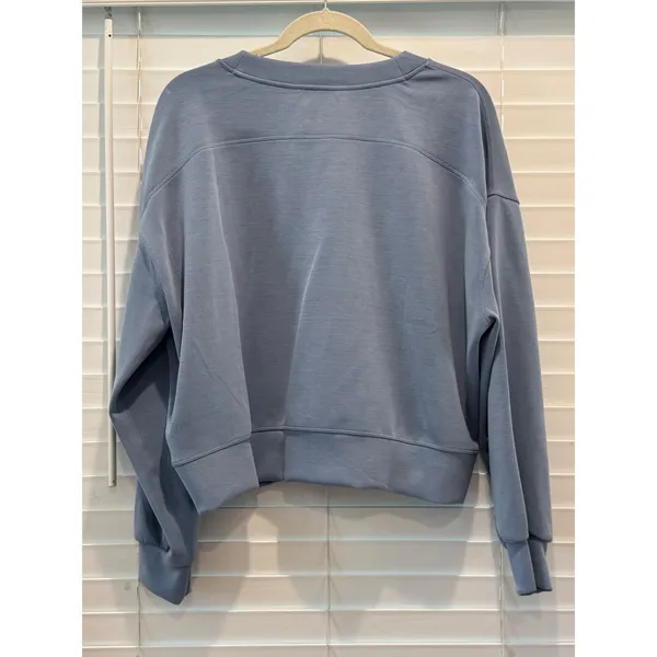 Lululemon Perfectly Oversized Crew Pullover Womens 10 Blue LW3GL9S Athleisure - Image 3