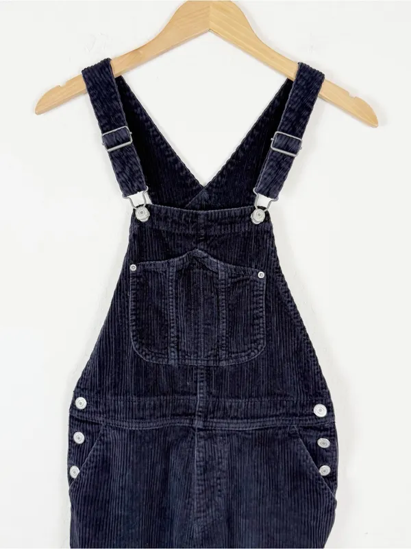 Old Navy Dark Navy Blue Corduroy Overalls - Image 2