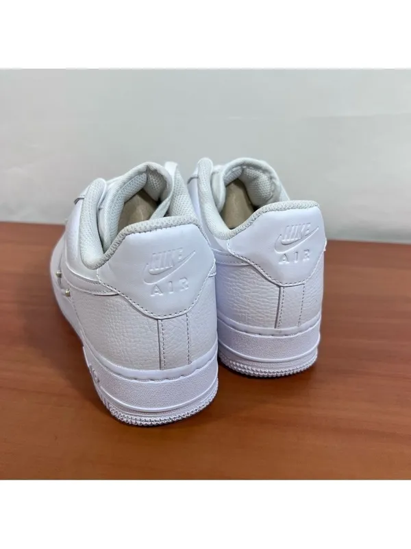 Nike NEW Women's Air Force 1 ‘07 SE Triple White Pearl Shoe Size 8.5 #B1236A - Image 11