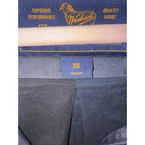 Woolrich John Rich‎ & Bros. hooded utility vest Size XS Lightweight Blue - Image 6