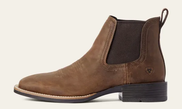 Ariat Booker Chelsea Wide Square Toe Western Boot - Image 3