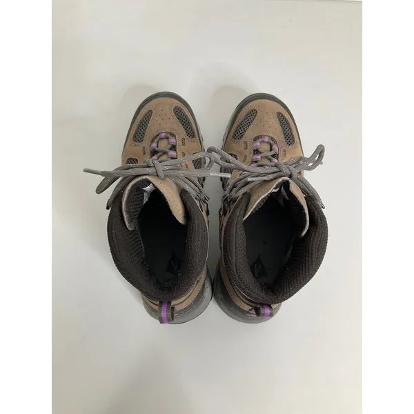 Vasque‎ Gore-Tex Hiking Boots Womens 7.5 M Tan Purple Waterproof Vibram 7479 M - Image 5