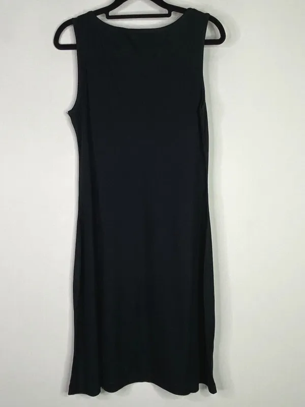 100% Silk Elegant Black Dress by Montauk - Image 2