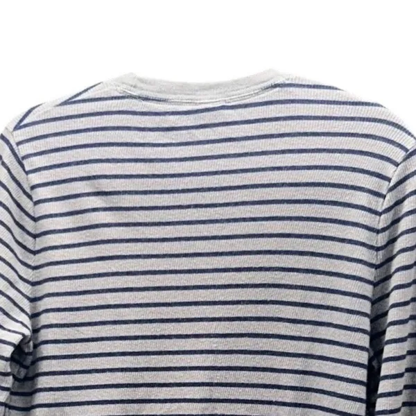 Y2K Waffle Knit Thermal‎ Top Gray Medium - Image 4