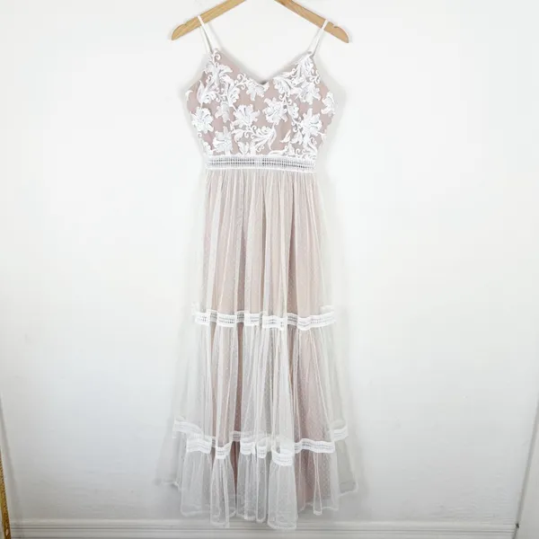 Lulu's Elenora White Embroidered Maxi Dress - Image 6